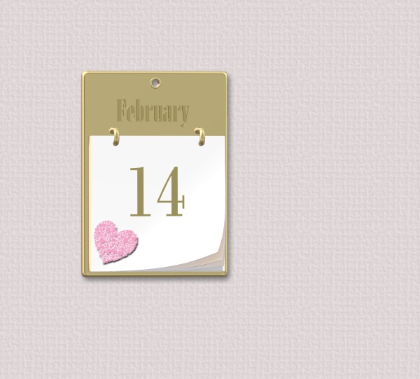 calendar 14 february valentine s