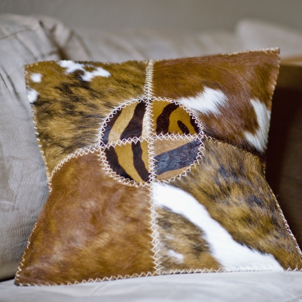 close up of cushions on a