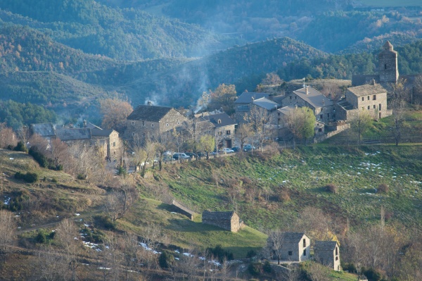 village of bestue in the pyrenees