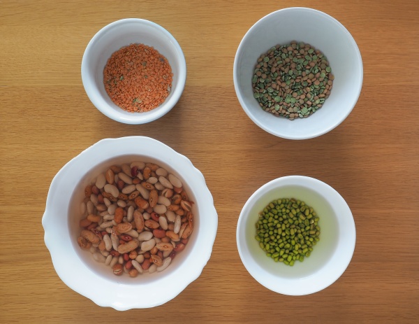 mixed beans lentils and peas