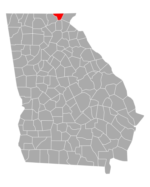 map of towns in georgia