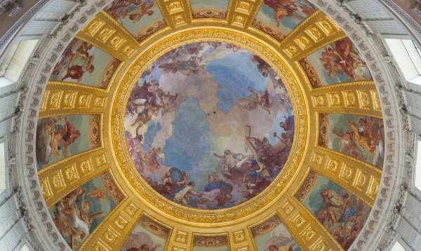 fresco of the cupola in the