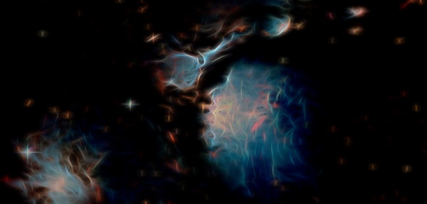 fractal abstract outer space galaxy