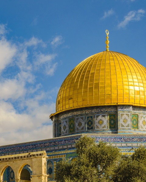 rock dome monument jerusalem city