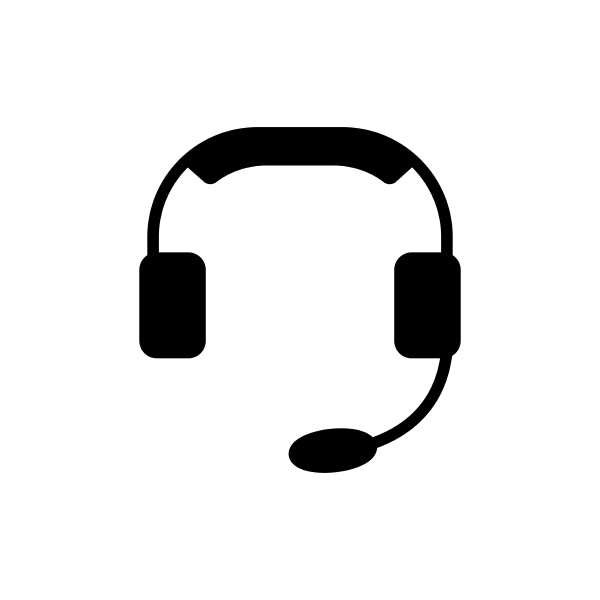 call center glyph icon support