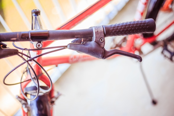 bicycle handlebar and breaks bike