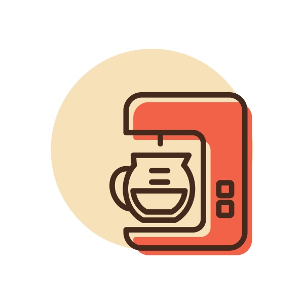 coffee maker machine outline icon