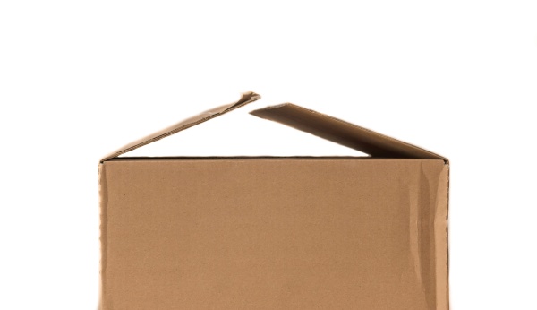 cardboard box package shipping concept
