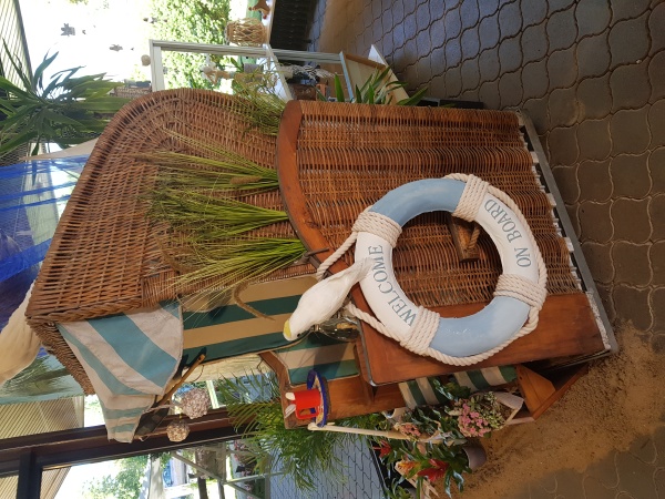 wicket beach chair with rescue ring
