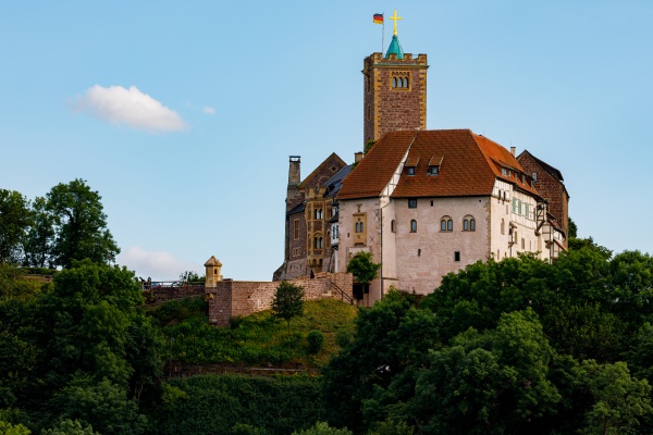 the wartburg castle in thuringia germany