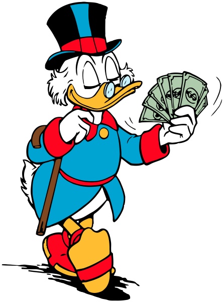 uncle scrooge mcduck richest duck in