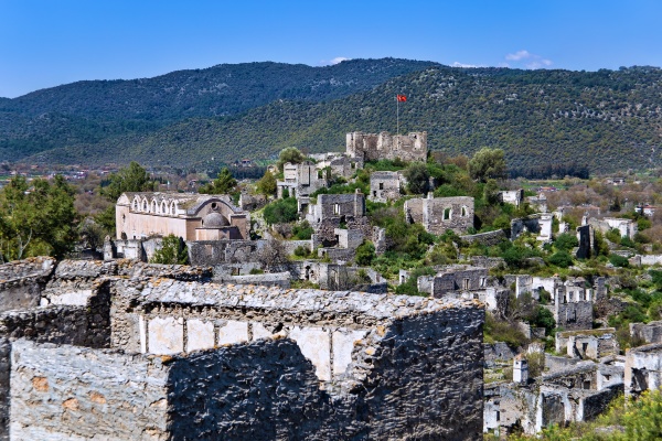 the abandoned greek village of kayakoy