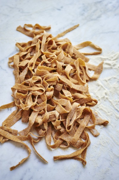homemade wholegrain pasta