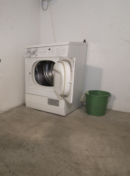 washing machine for doing the laundry