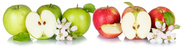 apples fruits red green apple fruit