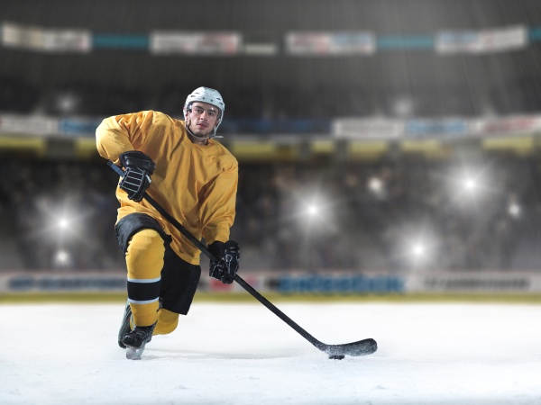 ice hockey player in action