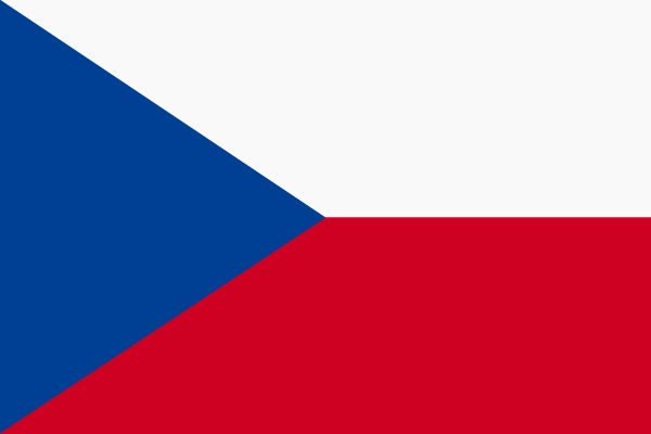 czech republic flag background illustration large