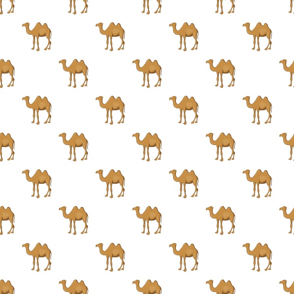 camel pattern cartoon style