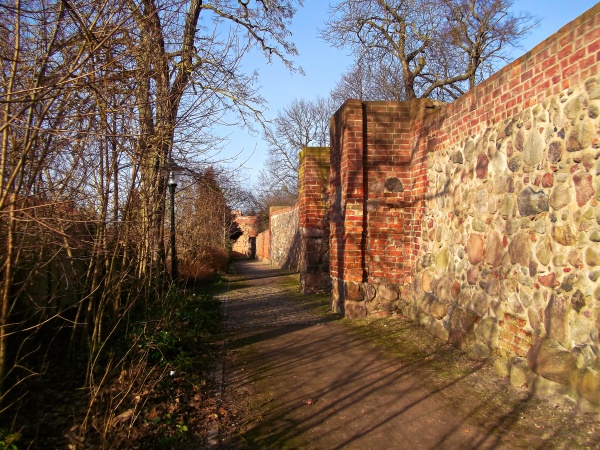 historic city wall from the 13th