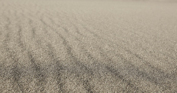 textured wavy gray sand all over