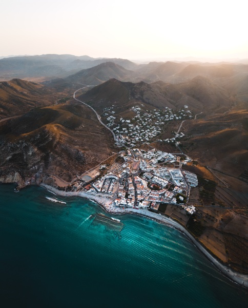 aerial view of playa las negras