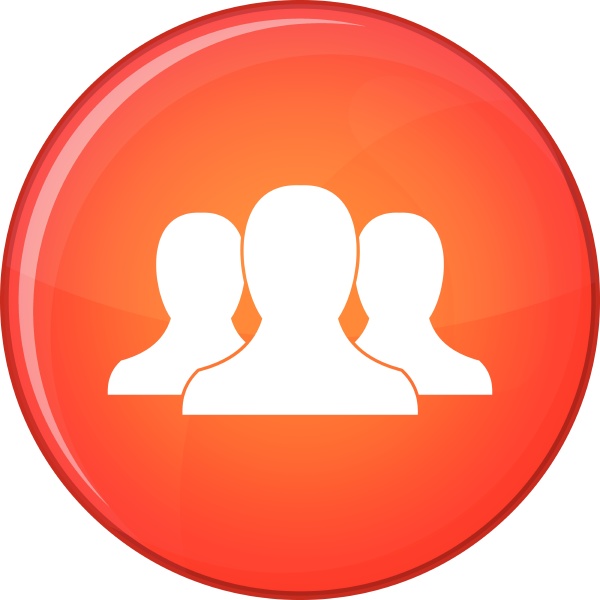 group of people icon flat