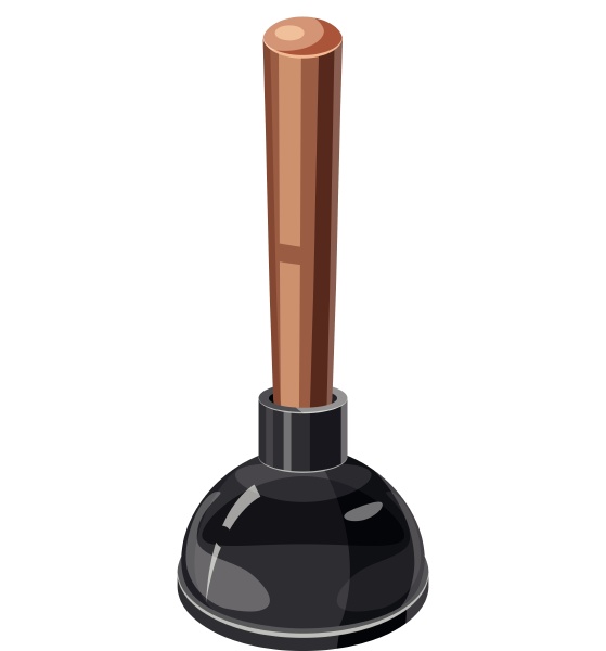 cup plunger icon cartoon style