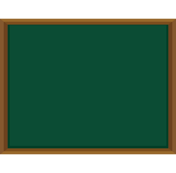 green board with wooden frame