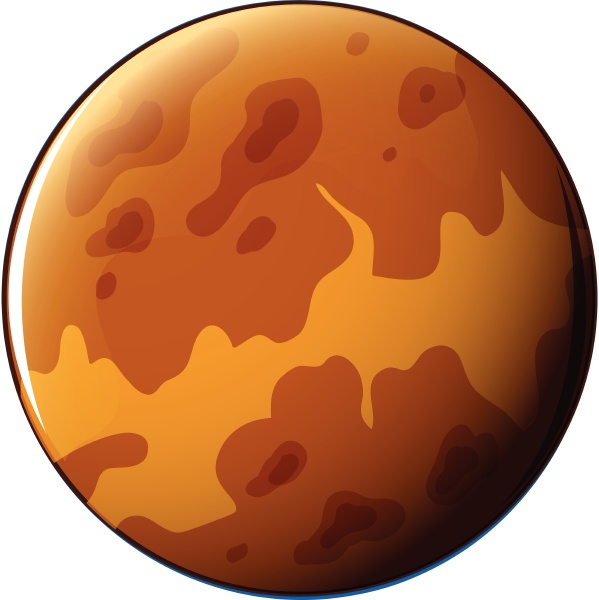 a brown planet