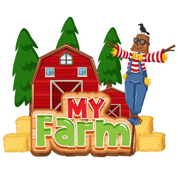 font design for word my farm