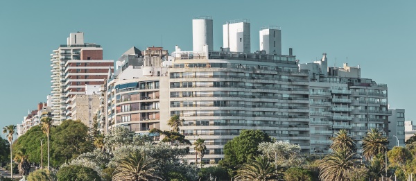 urban coastal scene montevideo uruguay