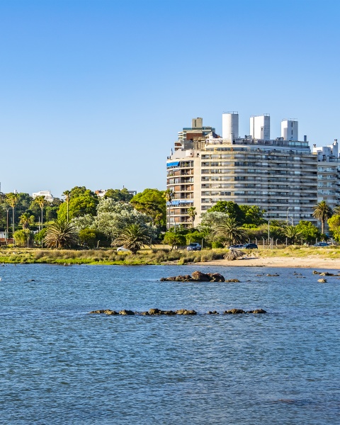 urban coastal scene montevideo uruguay
