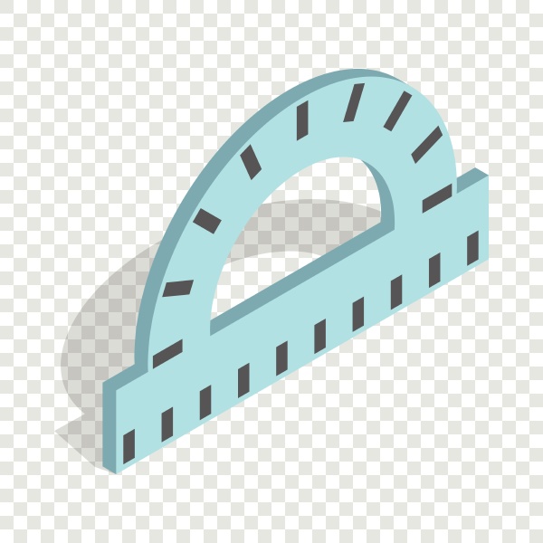 ruler for drawing isometric icon