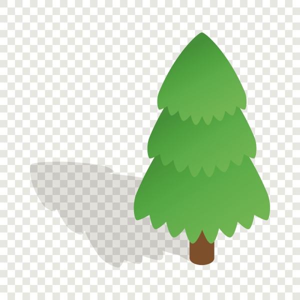 tree isometric icon