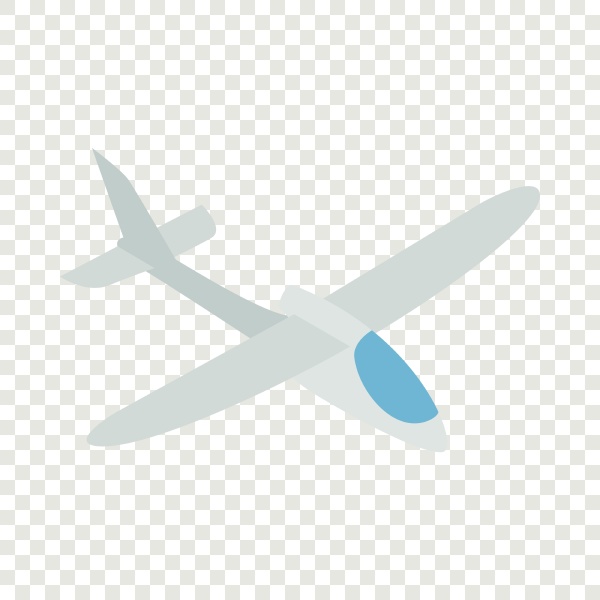 grey plane isometric icon