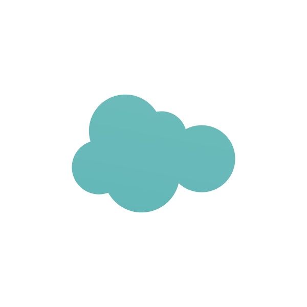 cloud template vector