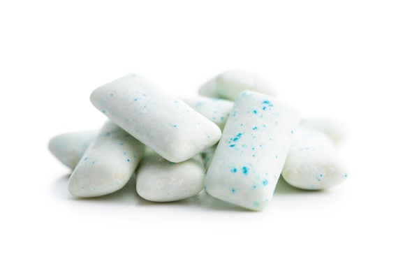 mint chewing gum pads