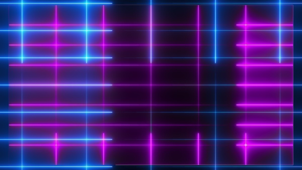 laser neon linear grid