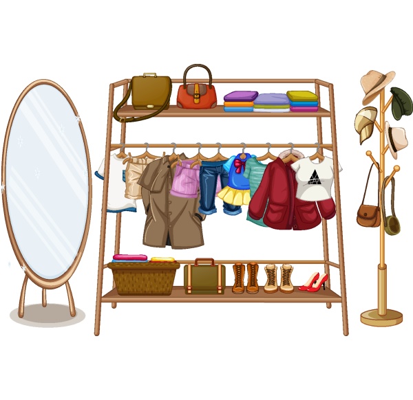 clothes hanging on a clothesline with