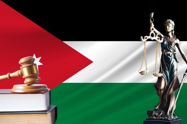 law and justice in jordan statue