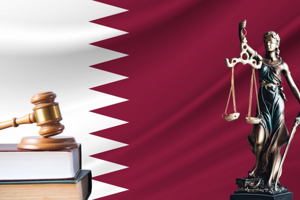 law and justice in qatar statue