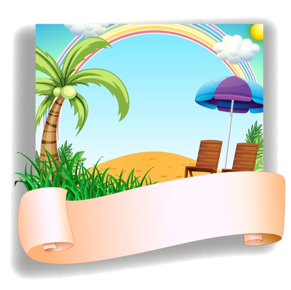 a beach chair and an umbrella