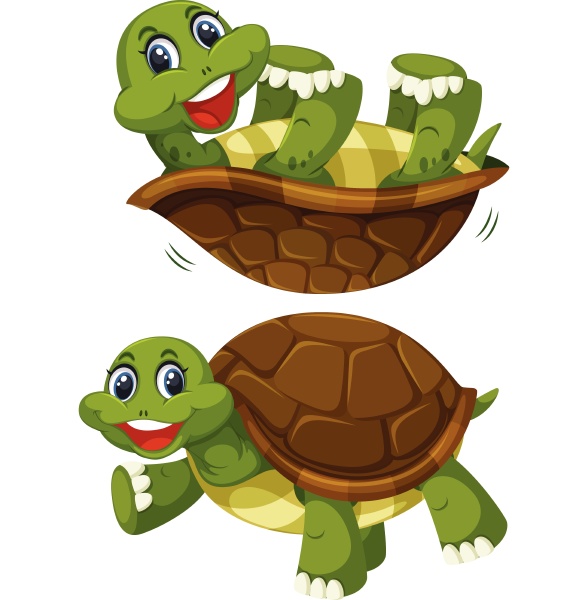 a set of happy turtle