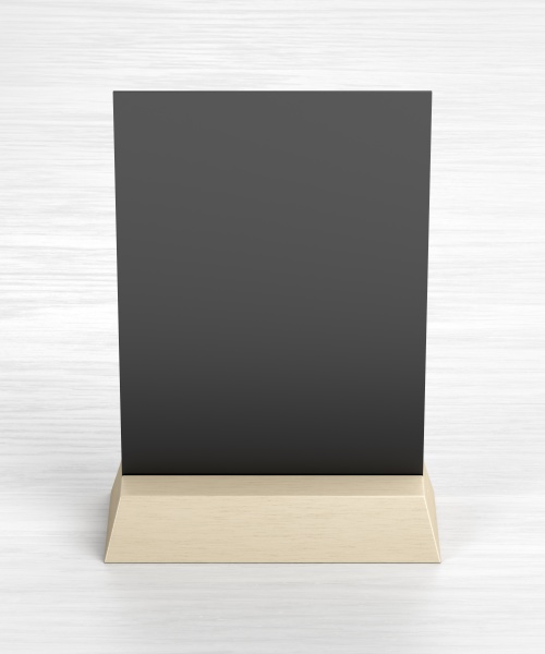 blank menu holder