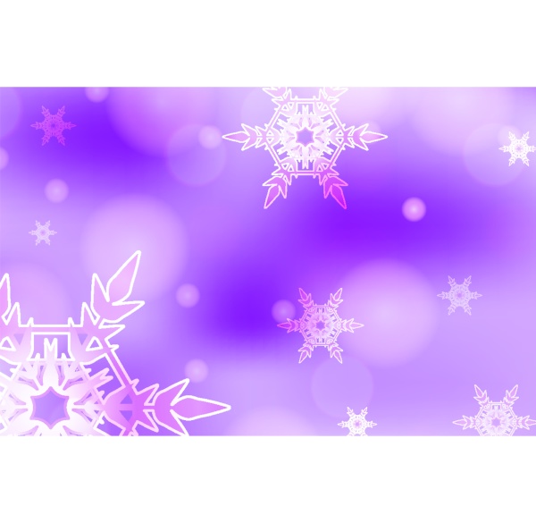 background template design with snowflakes on