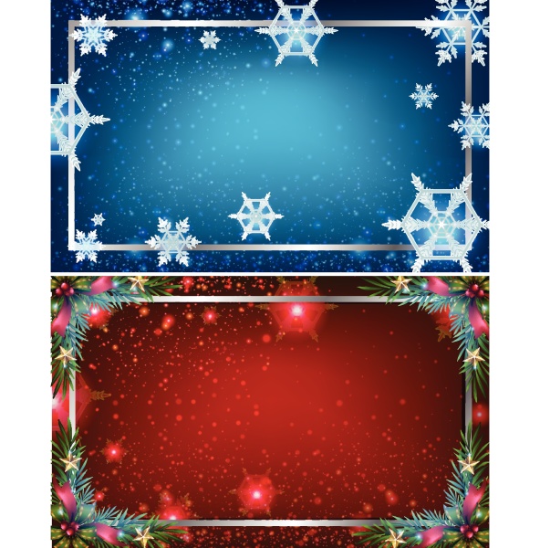 two background templates with blue and
