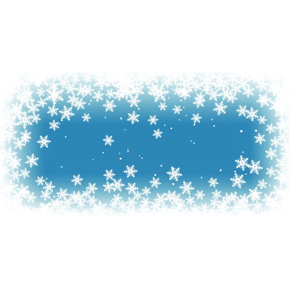christmas snowflake banner