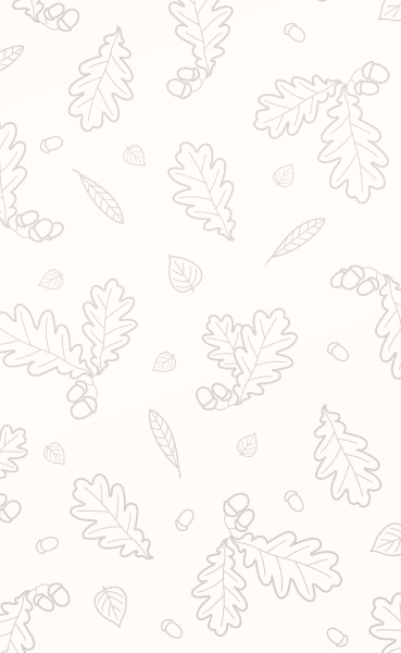 white background with many autumn foliage
