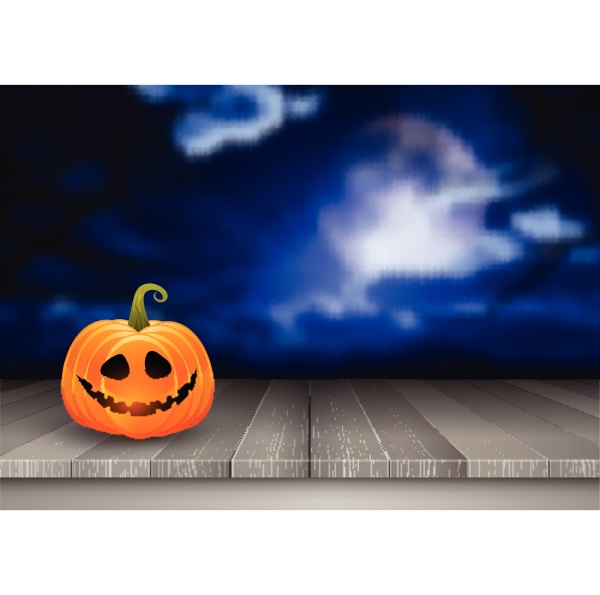 halloween background with pumpkin on a