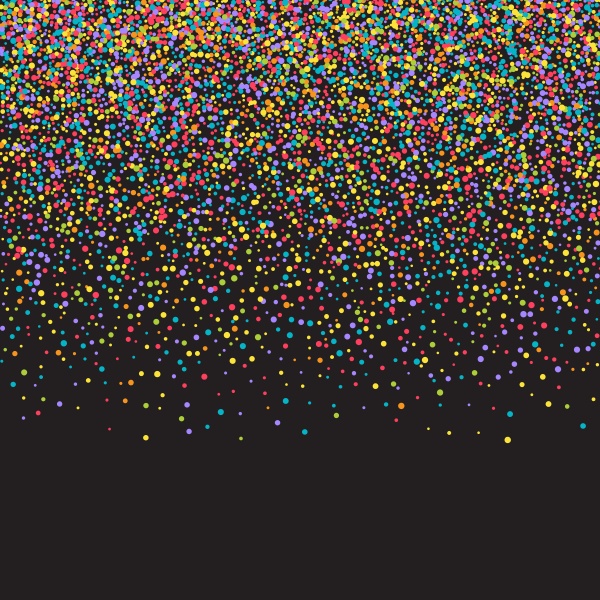 colourful confetti background